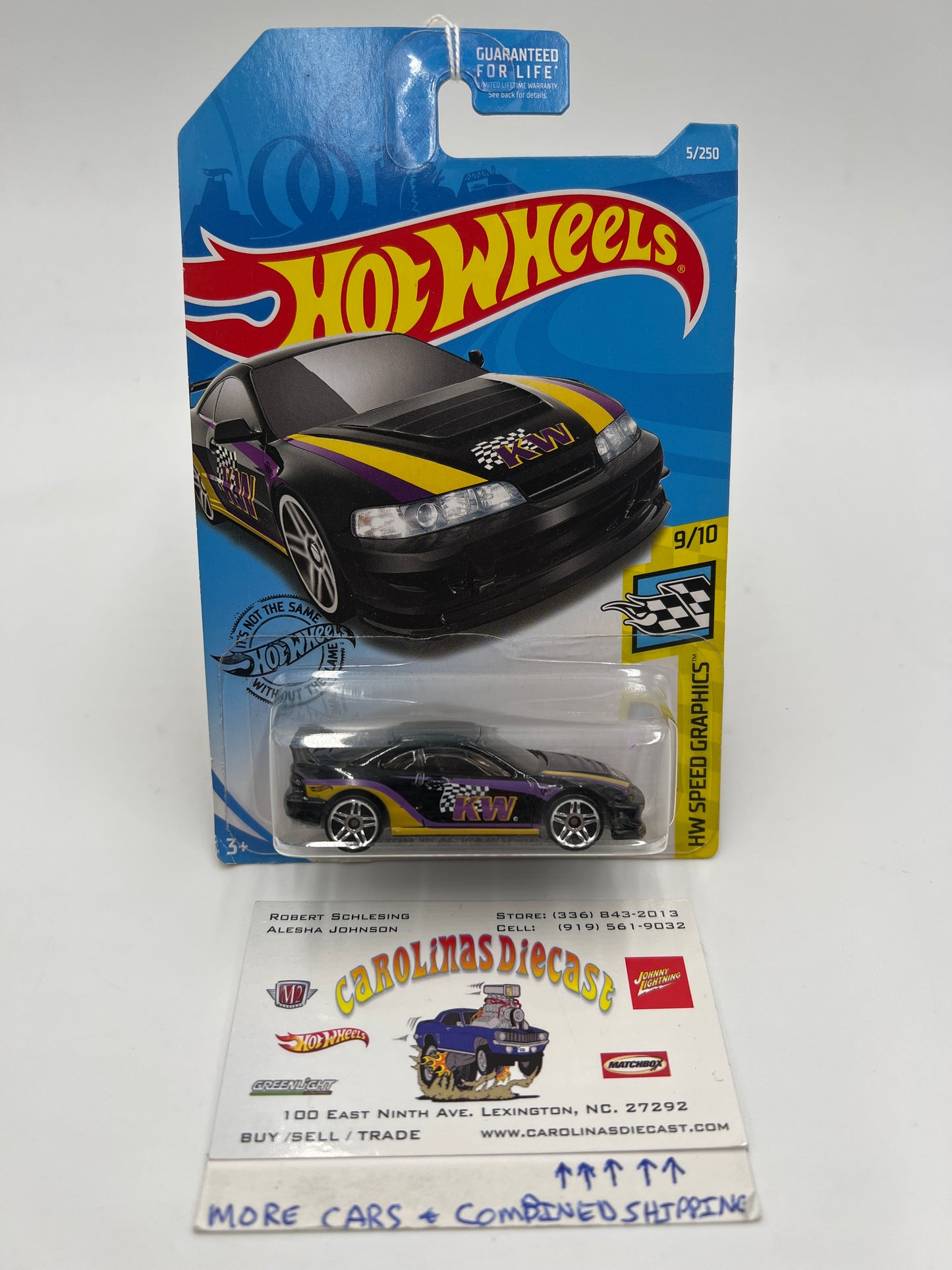2019 Hot Wheels HW Speed Graphics #5 Custom 01 Acura Integra GSR Black 81C