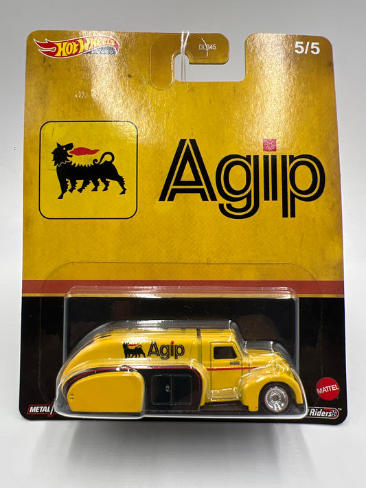 Hot Wheels Premium Vintage Oil #5 38 Dodge Airflow Yellow Agip 242i