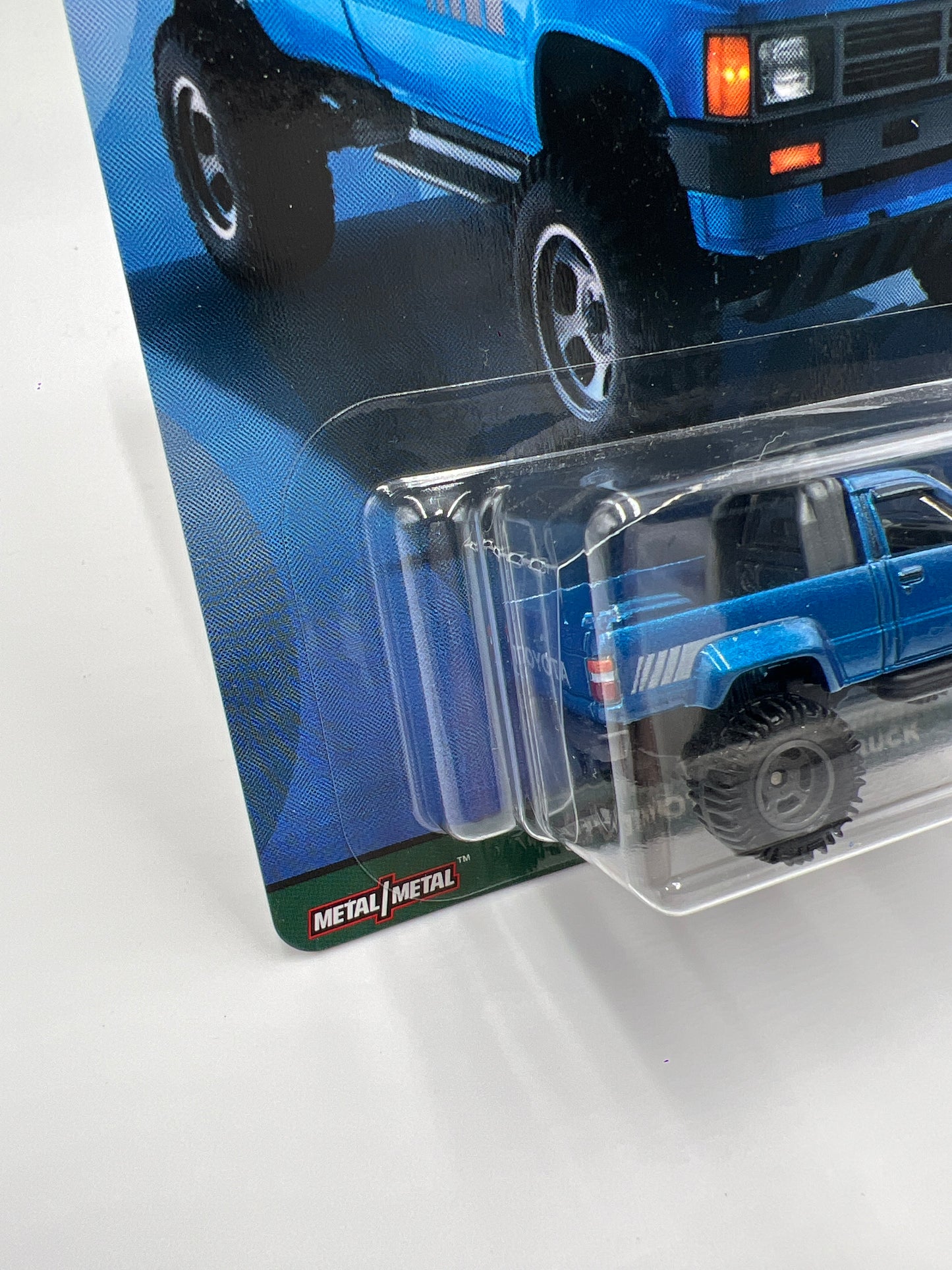 2021 Hot Wheels Car Culture Toyota #2 87 Toyota Pickup Truck Blue W/Protector