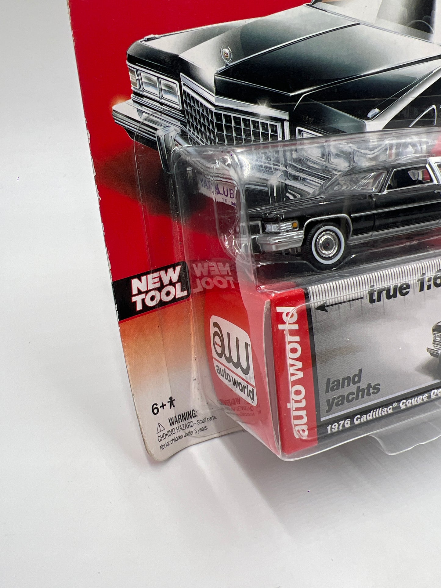 Auto World Land Yachts No 6 1976 Cadillac Coupe DeVille Black 184C