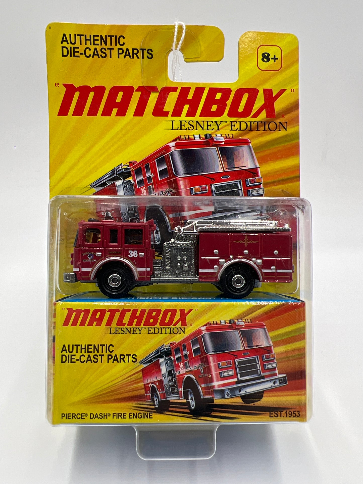 Matchbox Lesley Edition Pierce Dash Fire Engine Red SR