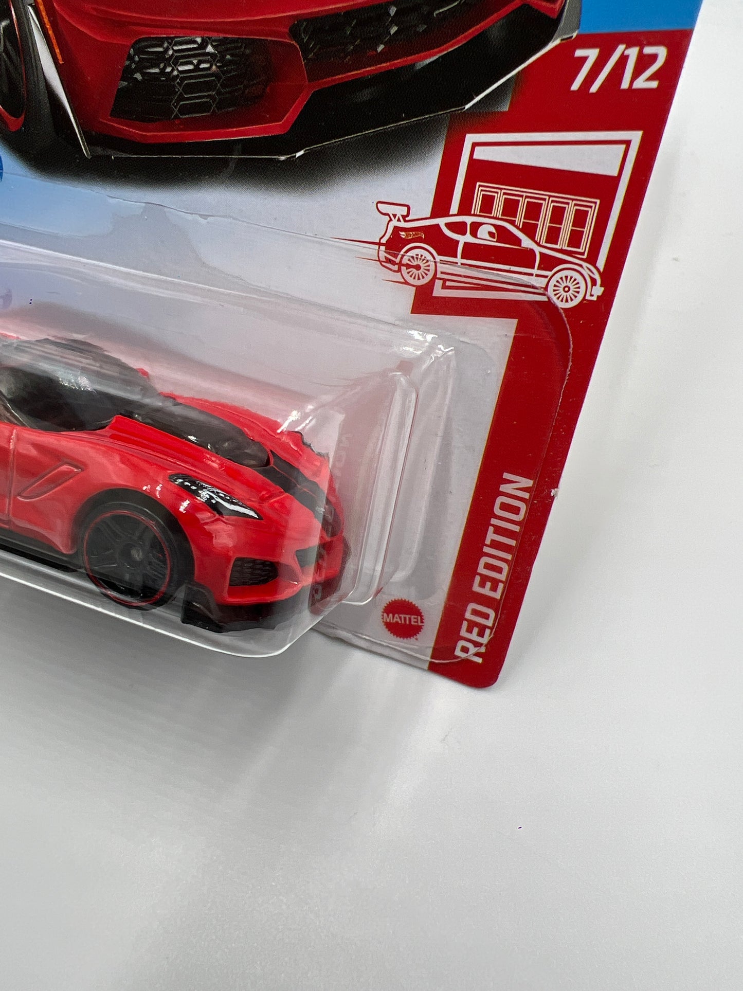 2021 Hot Wheels Target Exclusive Red Edition #134 19 Corvette ZR1 Convertible Red 146C