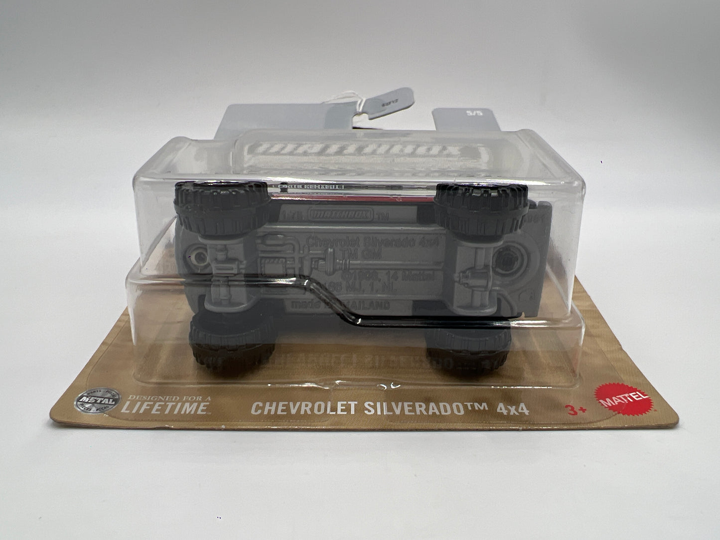 2025 Matchbox Parts Delivery Trucks #5 Chevrolet Silverado 4x4 Black Skyjacker 157F