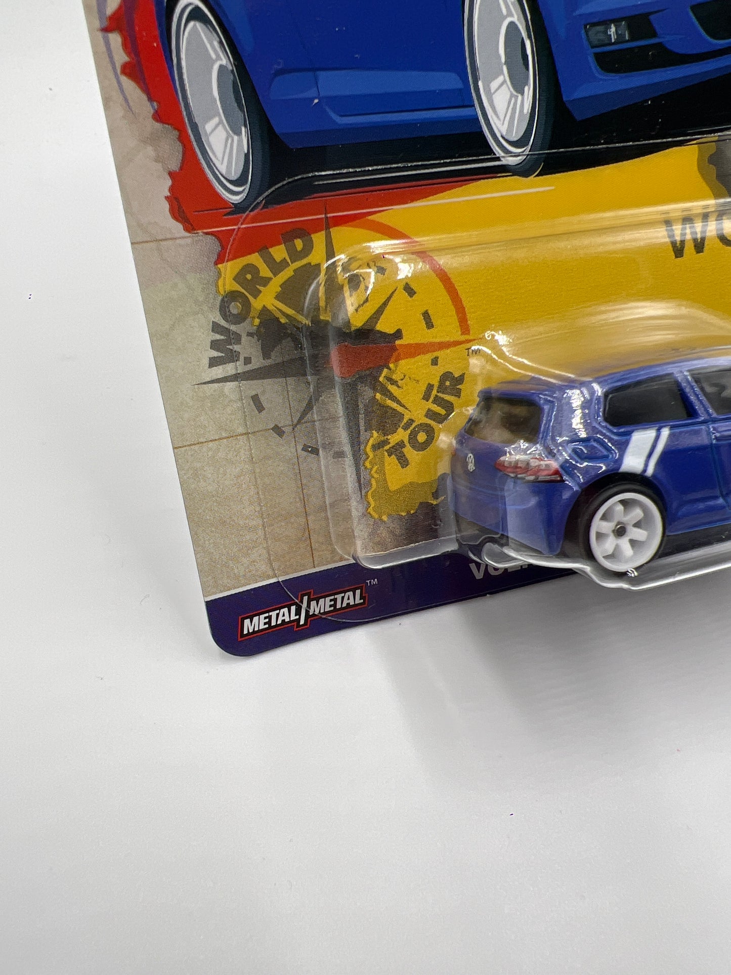 Hot Wheels Car Culture World Tour #3 Volkswagen Golf MK7 Blue 242B