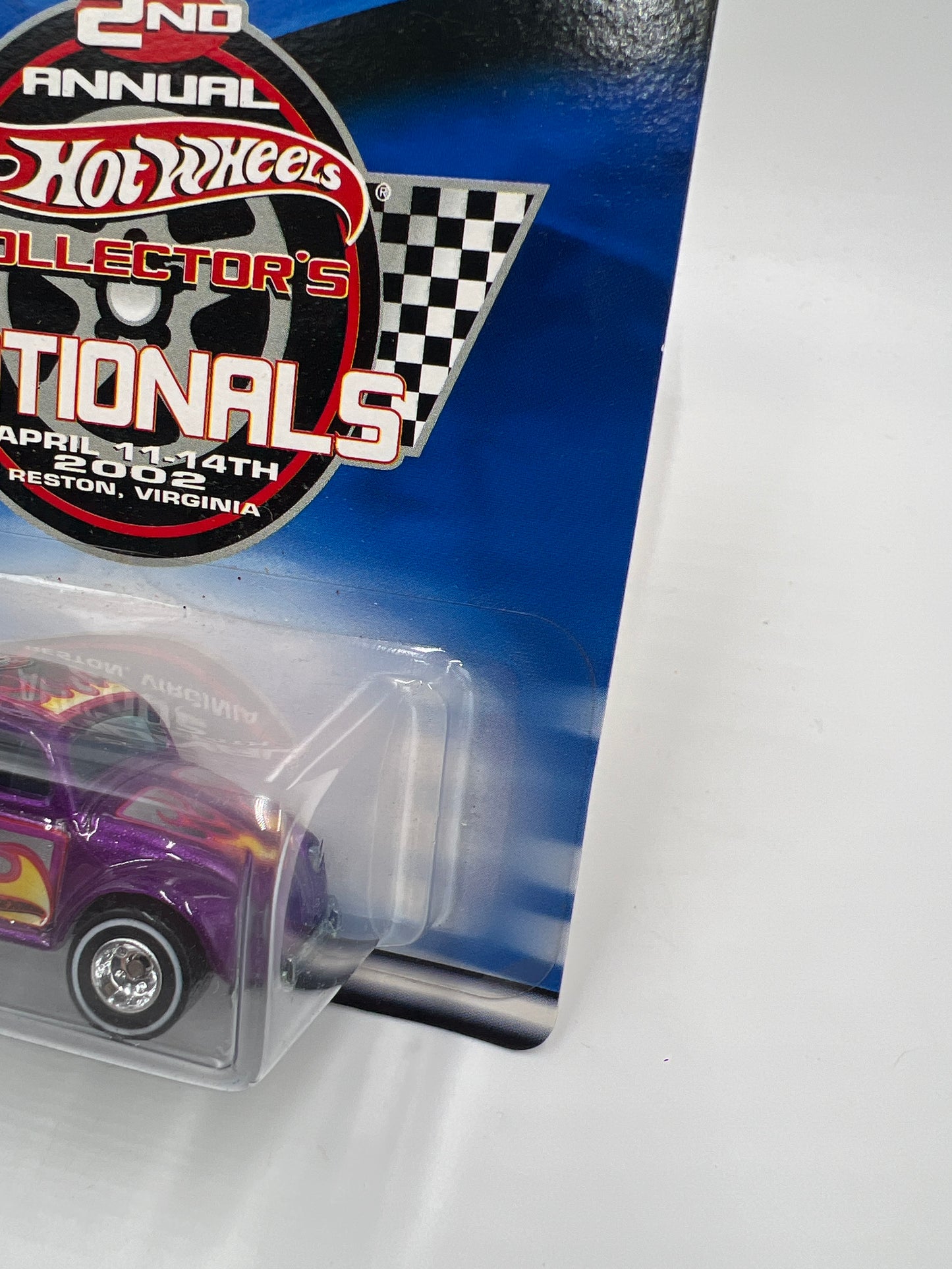 2002 Hot Wheels 2nd Annual Collectors Nationals Virginia VW Bug Purple W/Protector