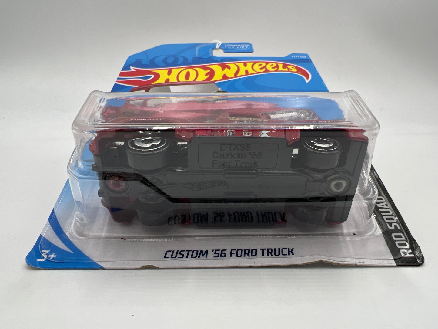 2019 Hot Wheels Kroger Exclusive Rod Squad #227 Custom 56 Ford Truck Red 240D
