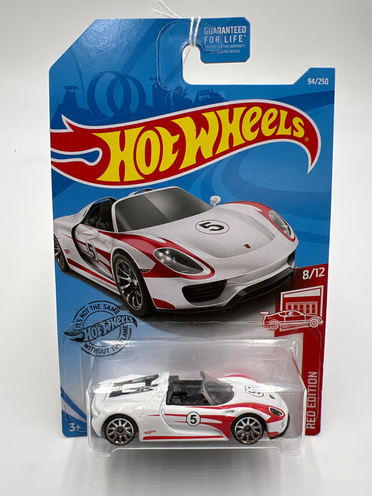 2019 Hot Wheels Red Edition #94 Porsche 918 Spyder target exclusive 147C