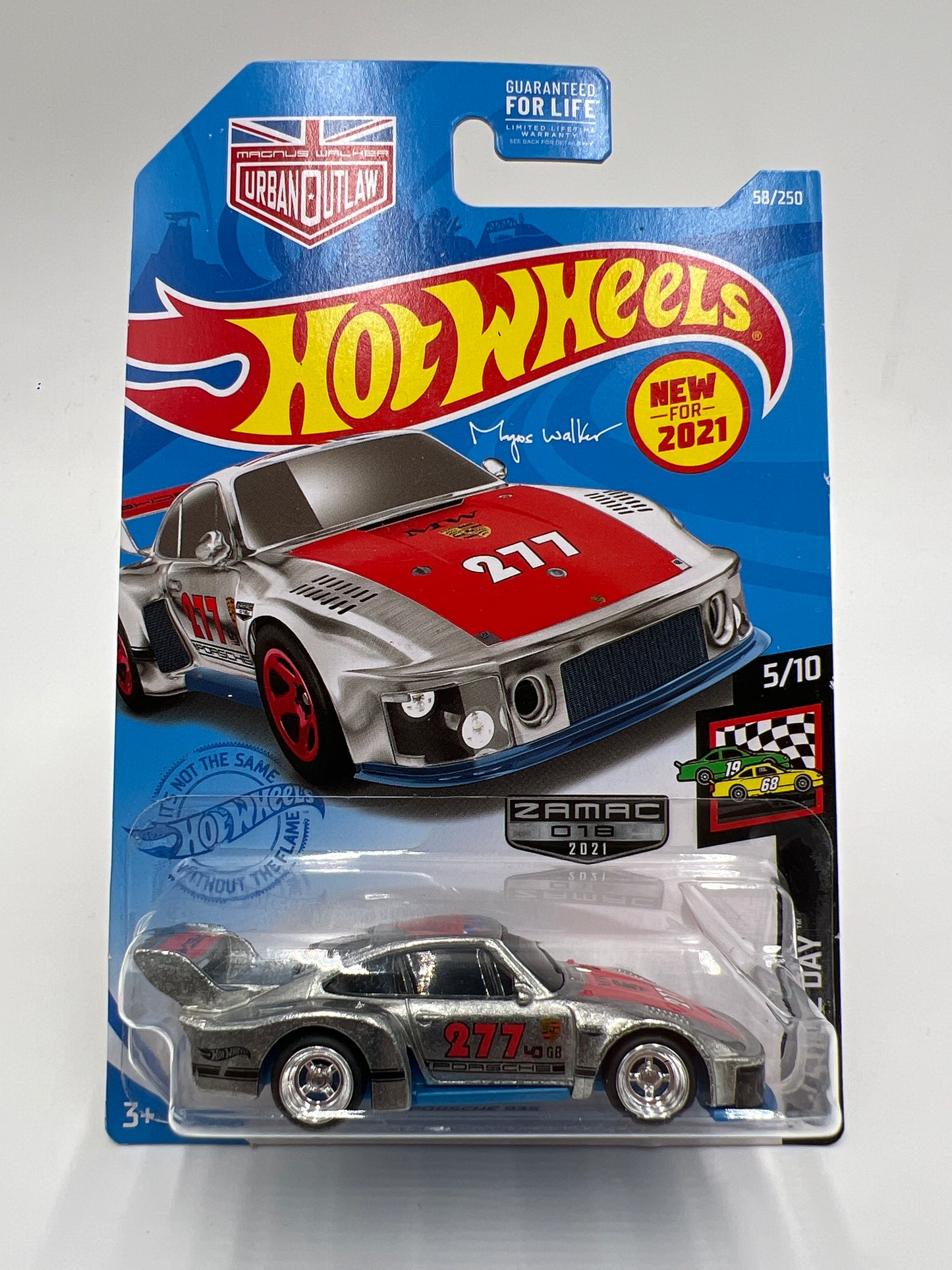 Hot Wheels Porsche 935 Walmart Exclusive Zamac Wheel Swap Custom On Card W/Protector SR