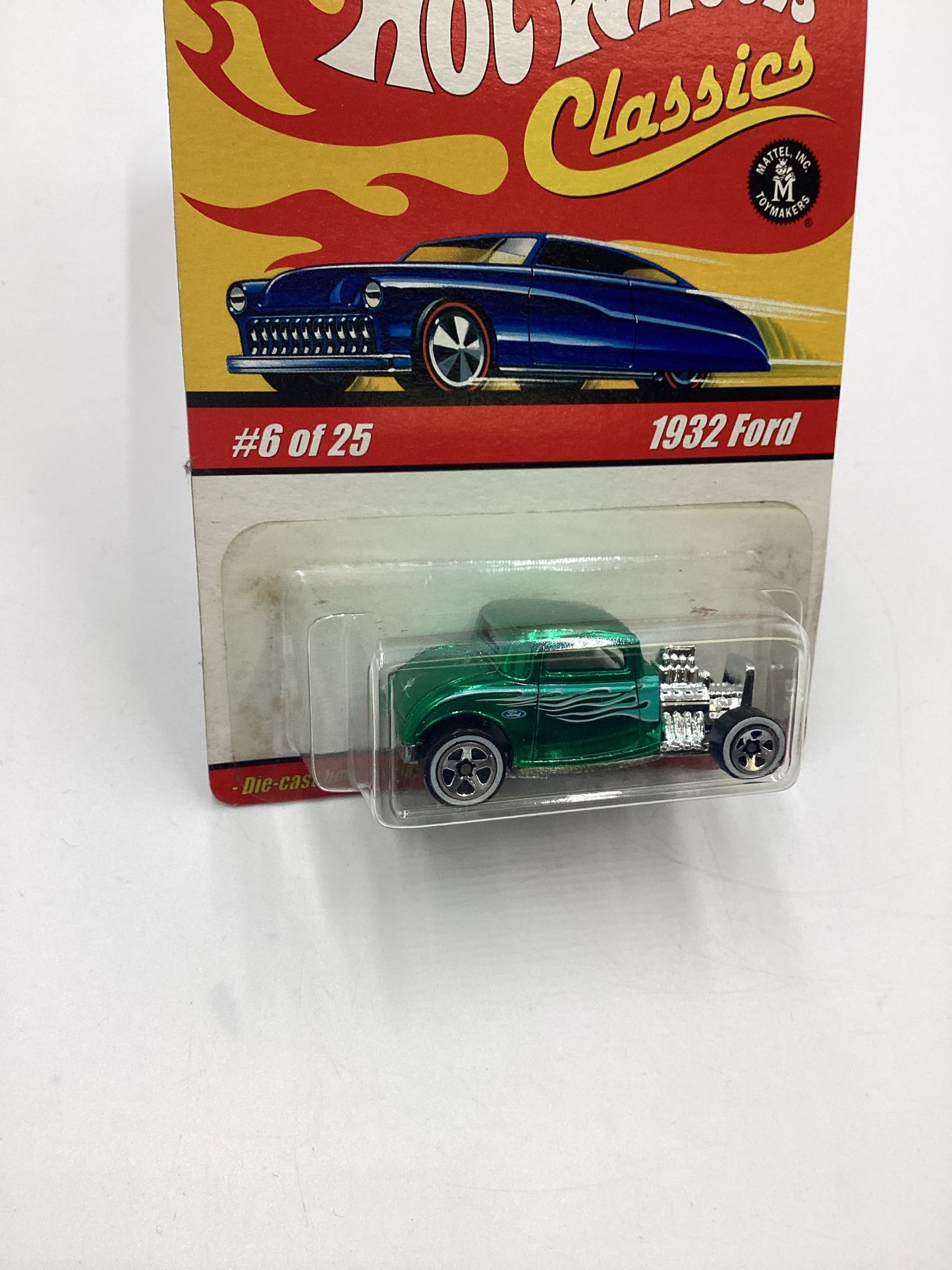 Hot Wheels Classics Series 1 #6 1932 Ford Green