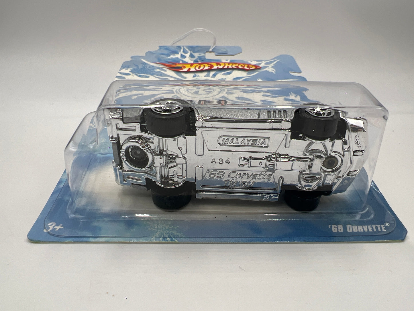 Hot Wheels Holiday Hot Rods 69 Corvette Silver 157B