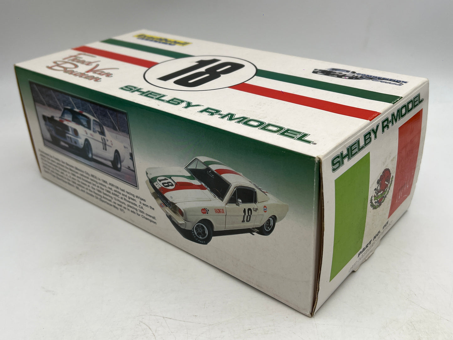 Exact Detail Replicas 1:18 Scale #806/1224 1965 Shelby Mustang R-Code Fred Van Beuren W/Box