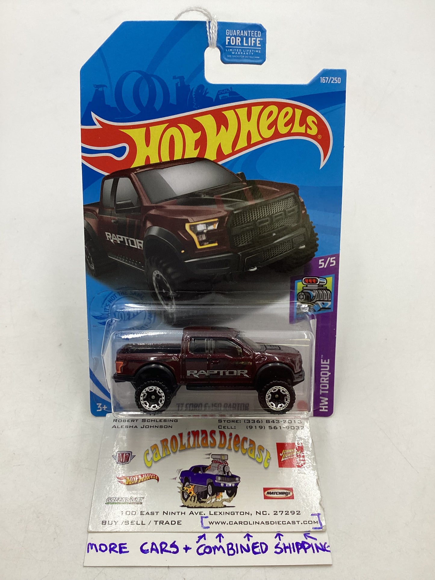 2021 Hot Wheels #167 17 Ford F-150 Raptor Brown 35D