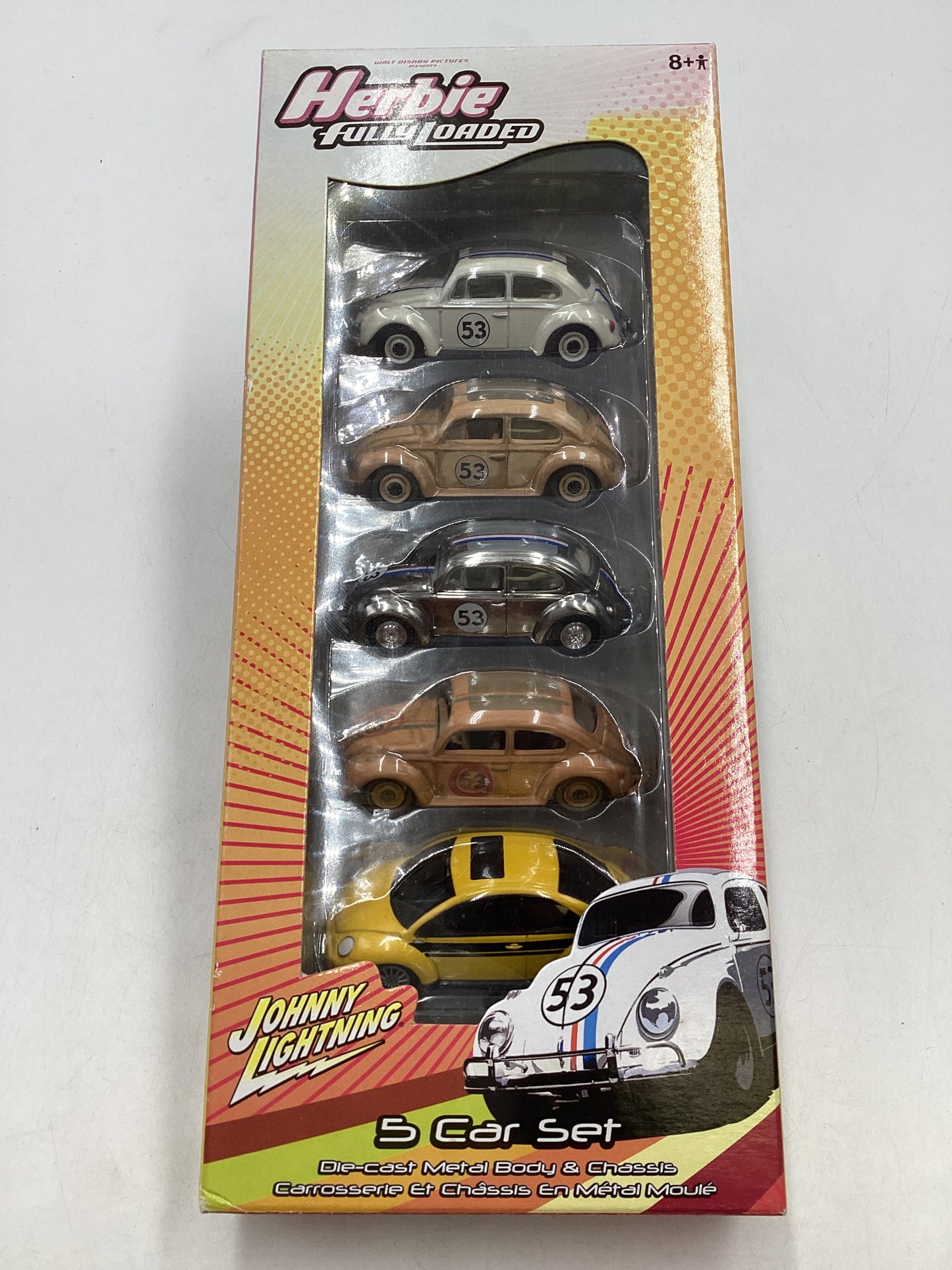 Johnny Lightning Herbie Fully Loaded 5 Car Set VHTF