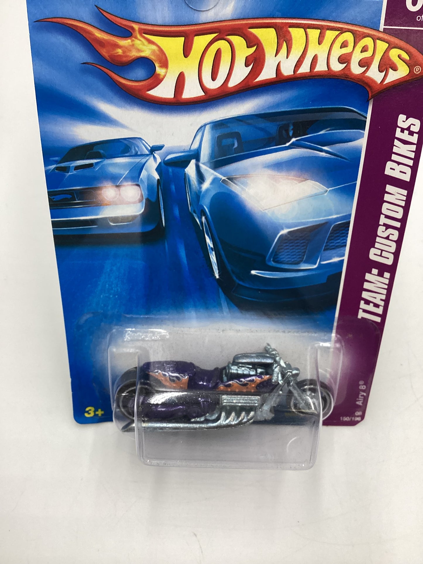 2008 Hot Wheels HW Team: Custom Bikes #150 Airy 8 Purple 113B