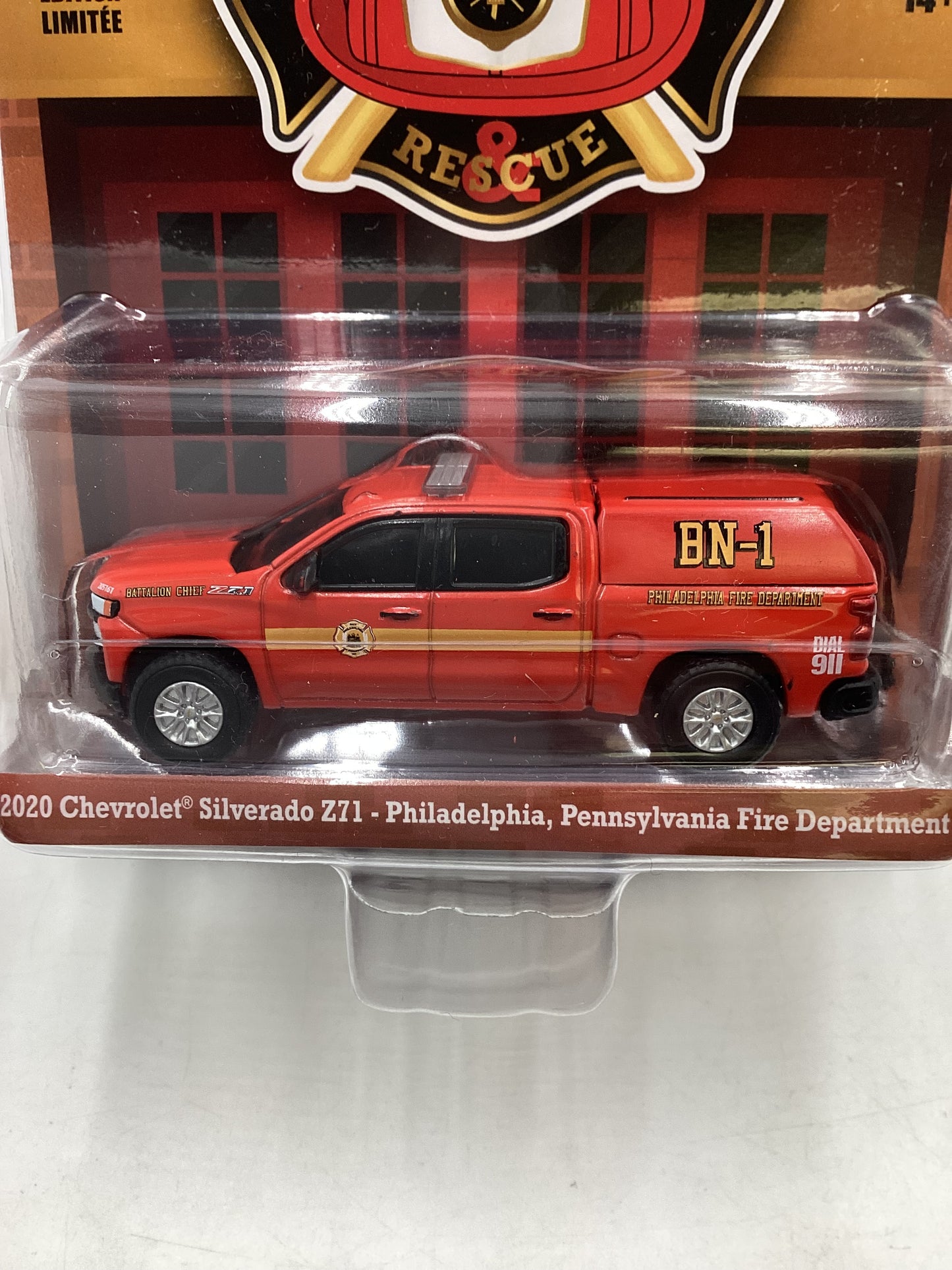 Greenlight Fire and Rescue Series 2 2020 Chevrolet Silverado Z71 Philadelphia Pennsylvania Fire Department 175G