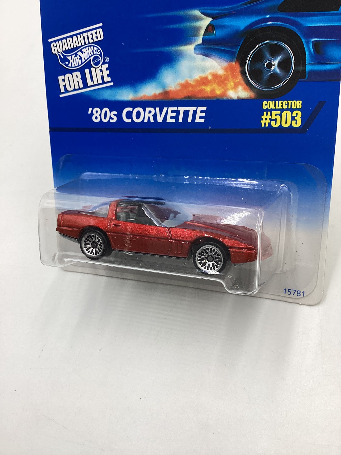 1995 Hot Wheels #503 80’s Corvette Red 2C