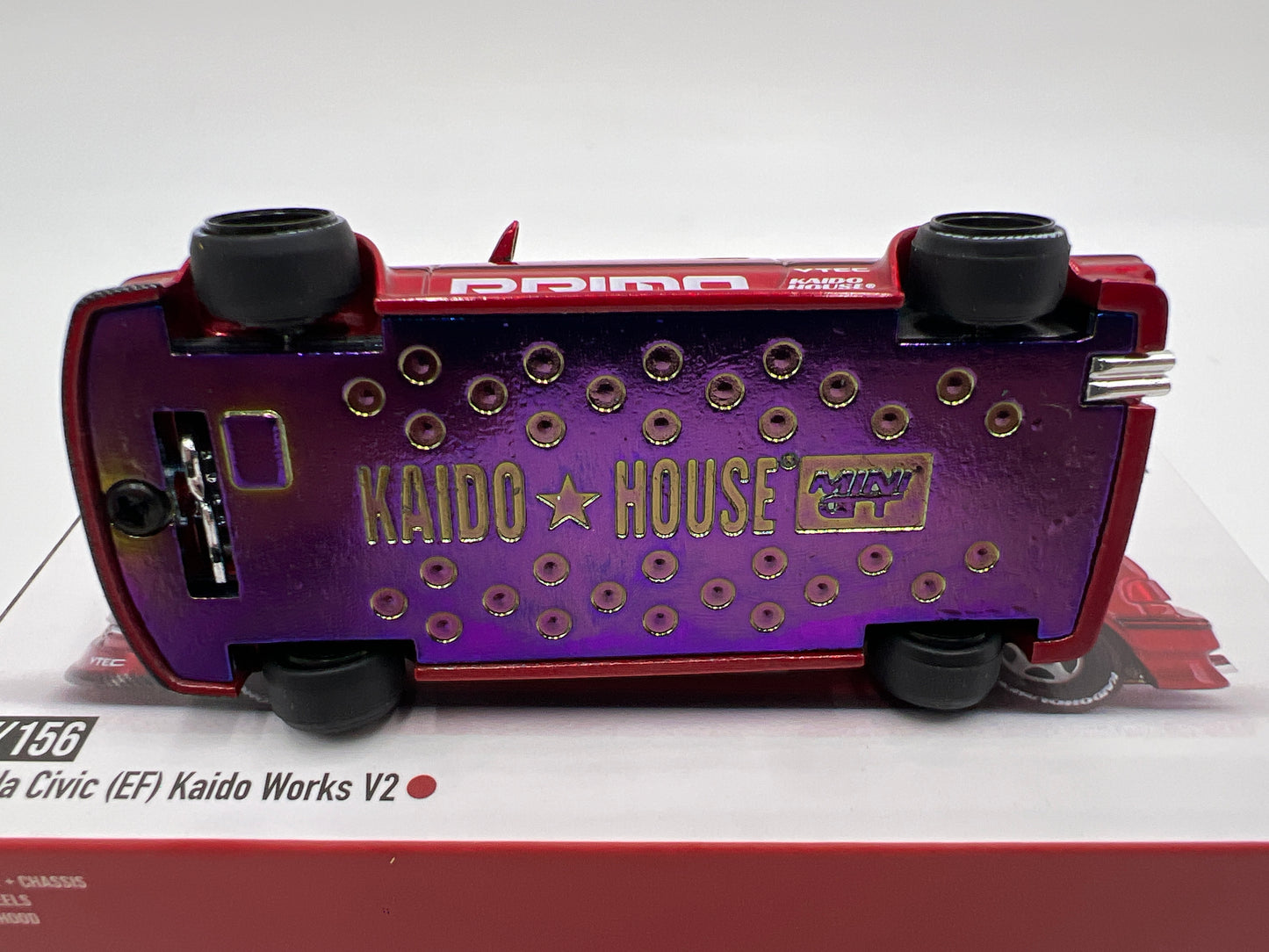 Mini GT x Kaido House #156 Honda Civic EF Kaido Works V2 Primo Red