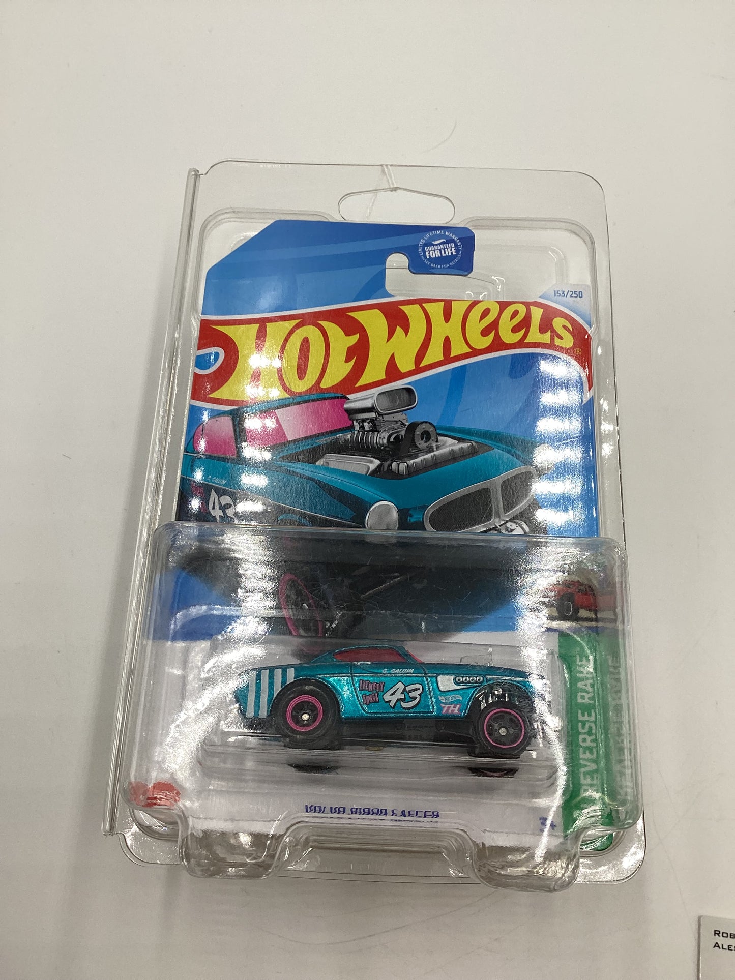 2024 Hot Wheels #153 Volvo P1800 Gasser Blue Super Treasure Hunt W/Protector