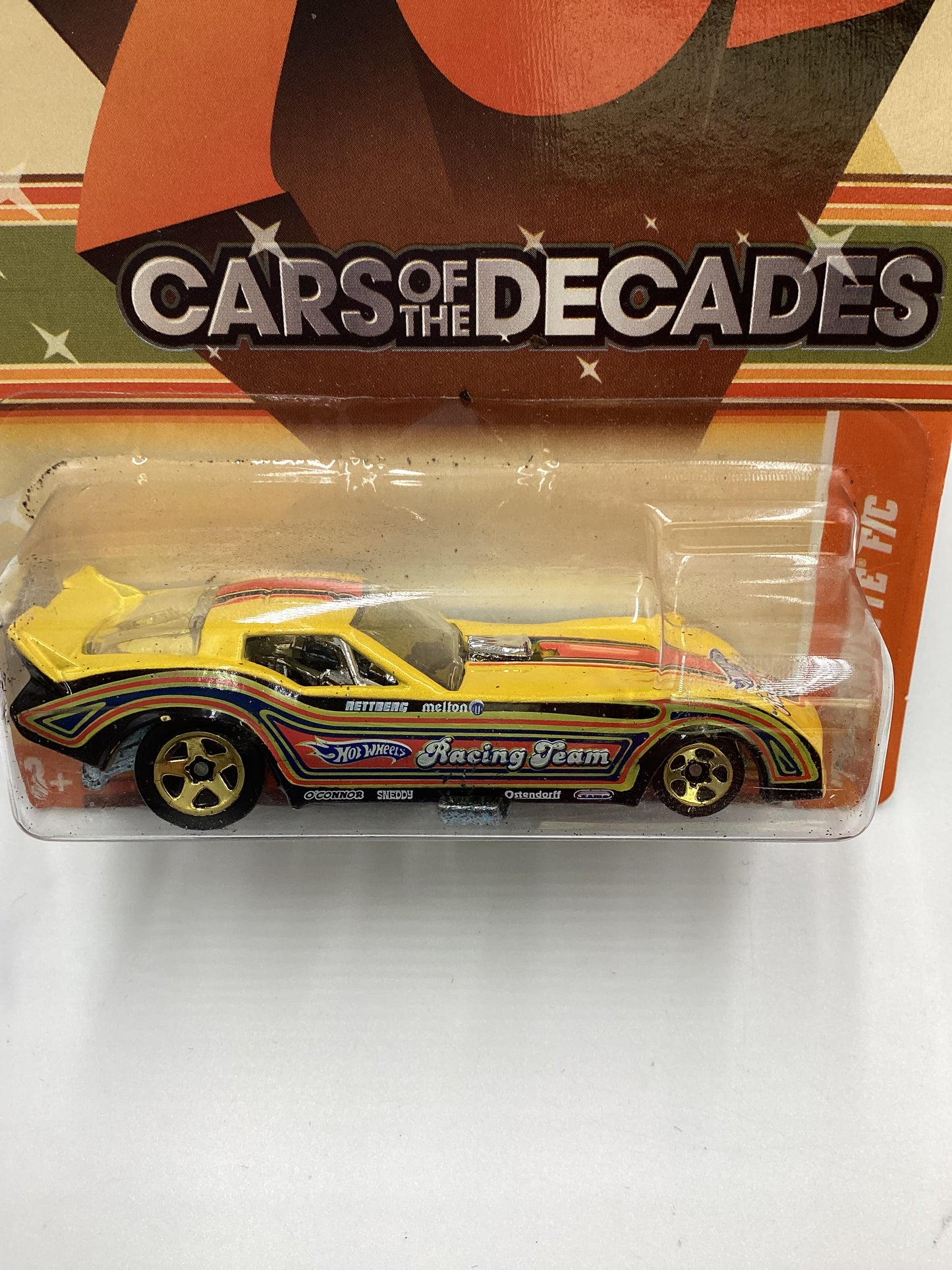 2011 Hot Wheels Cars of the Decades The 70s #17 77 Corvette F/C Yellow 157G