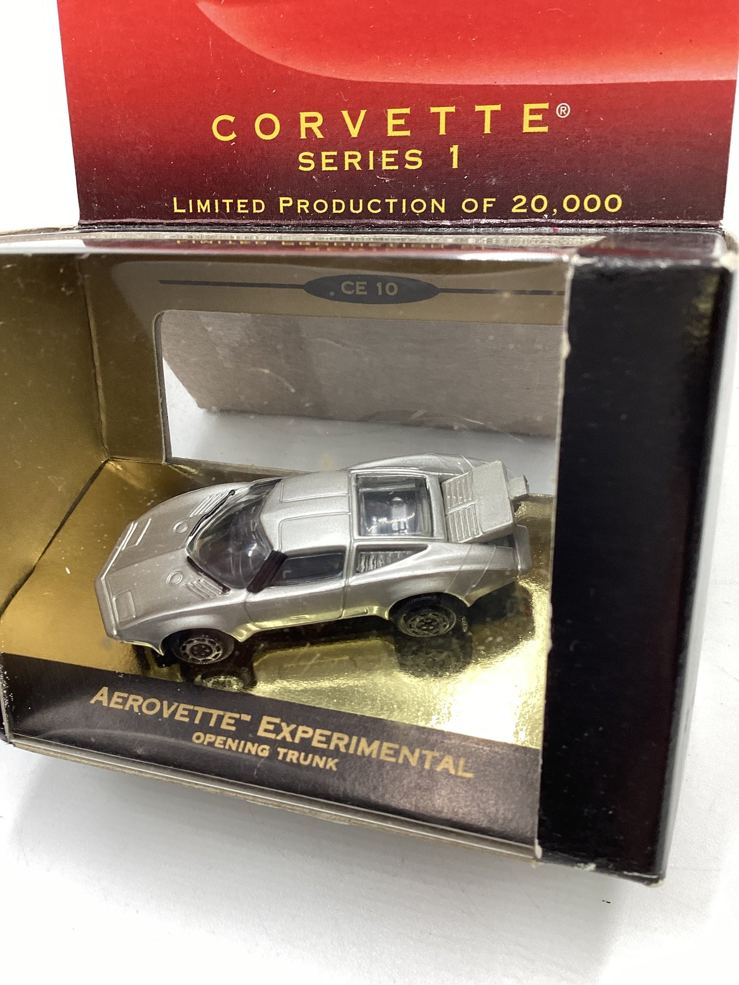 Micro Machines Collectors Edition Corvette Series 1 1967 Aerovette Experimental Silver 1/20000 SR CE 10