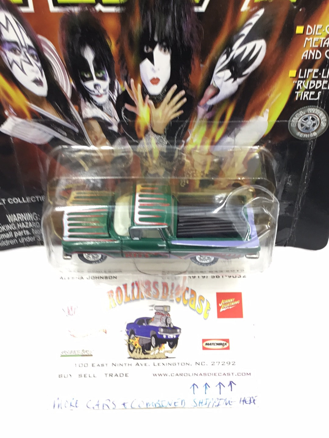 Johnny Lightning Kiss 1959 El Camino (Bad Card)