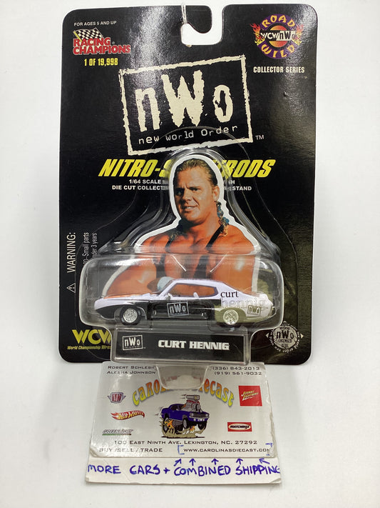 Racing Champions NWO Nitro Streetrods Curt Henning 69 Pontiac GTO Judge White/Black SR