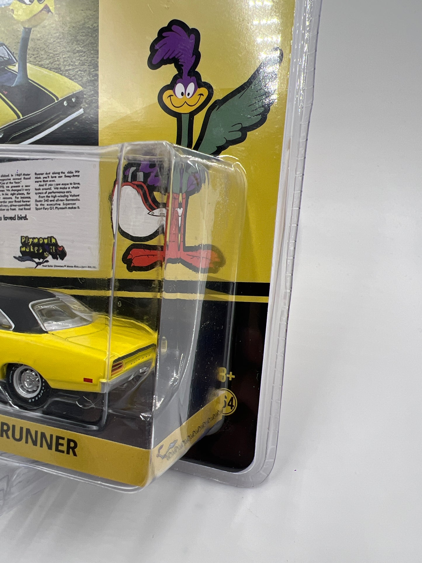 Greenlight Hobby Exclusive The Loved Bird 1970 Plymouth Road Runner Yellow