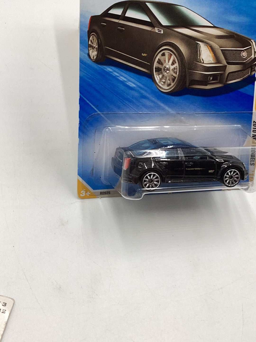 2010 Hot Wheels #10 09 Cadillac CTS-V 240C black with protector