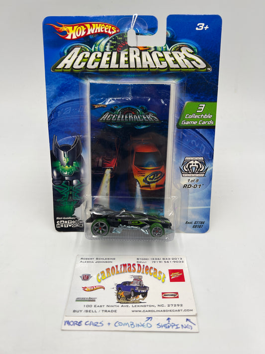 Hot Wheels Acceleracers Racing Drones #1 RD-01 VHTF Card Not Perfect