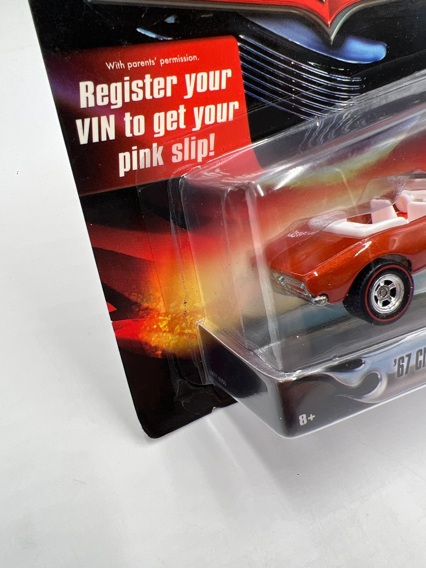 Hot Wheels Premium Ultra Hots #11 67 Chevy Camaro Convertible Orange Card Not Perfect 244E
