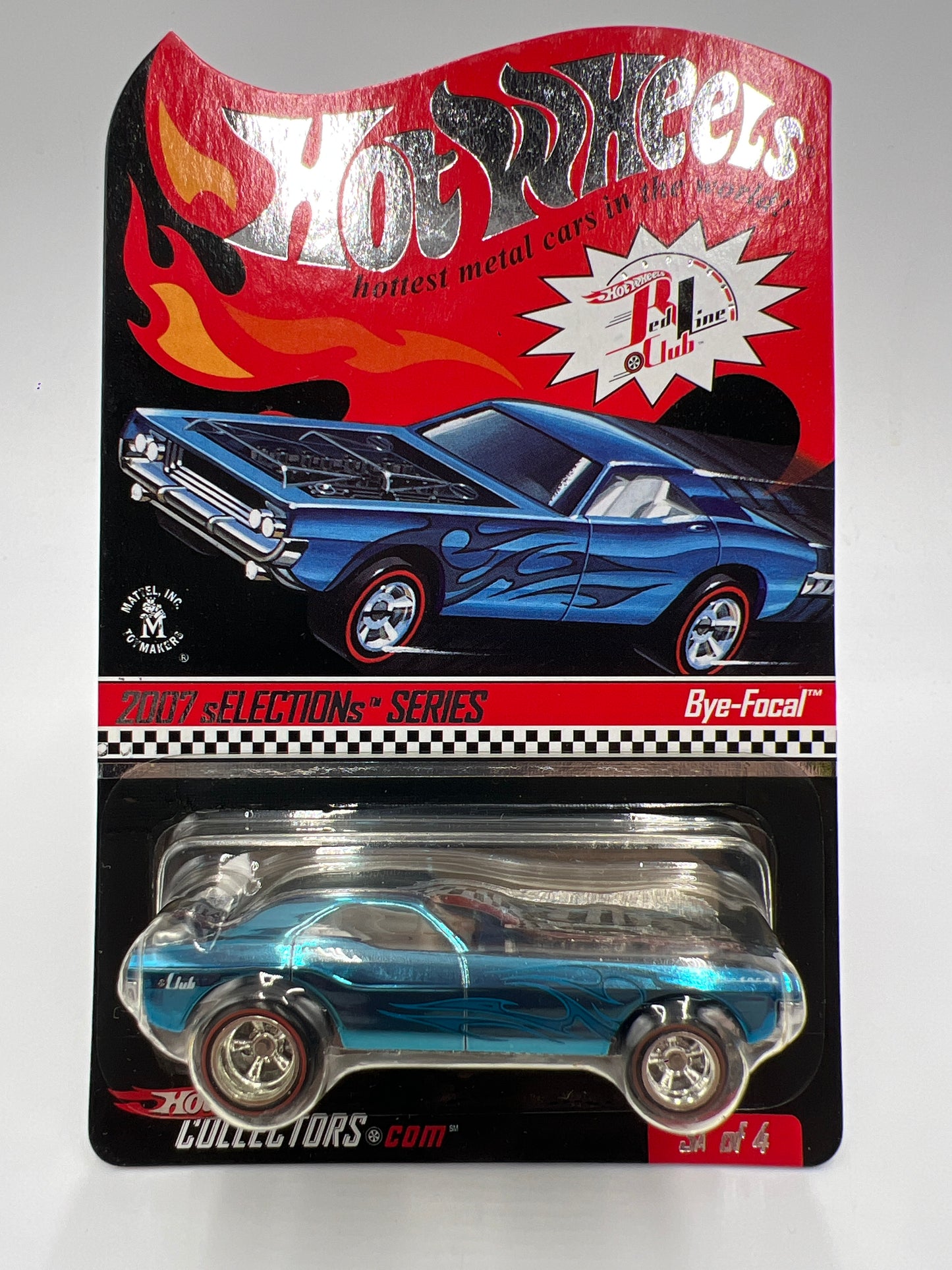 2007 Hot Wheels RLC sELECTIONs Series #3A Bye-Focal Blue 7417/7716 W/Protector