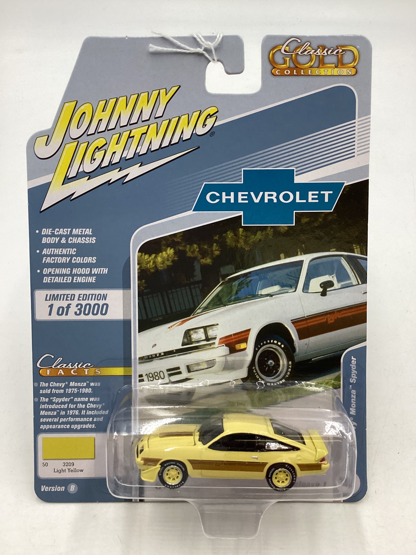 Johnny Lightning Classic Gold Collection Chevrolet 1980 Chevy Monza Spyder 228C