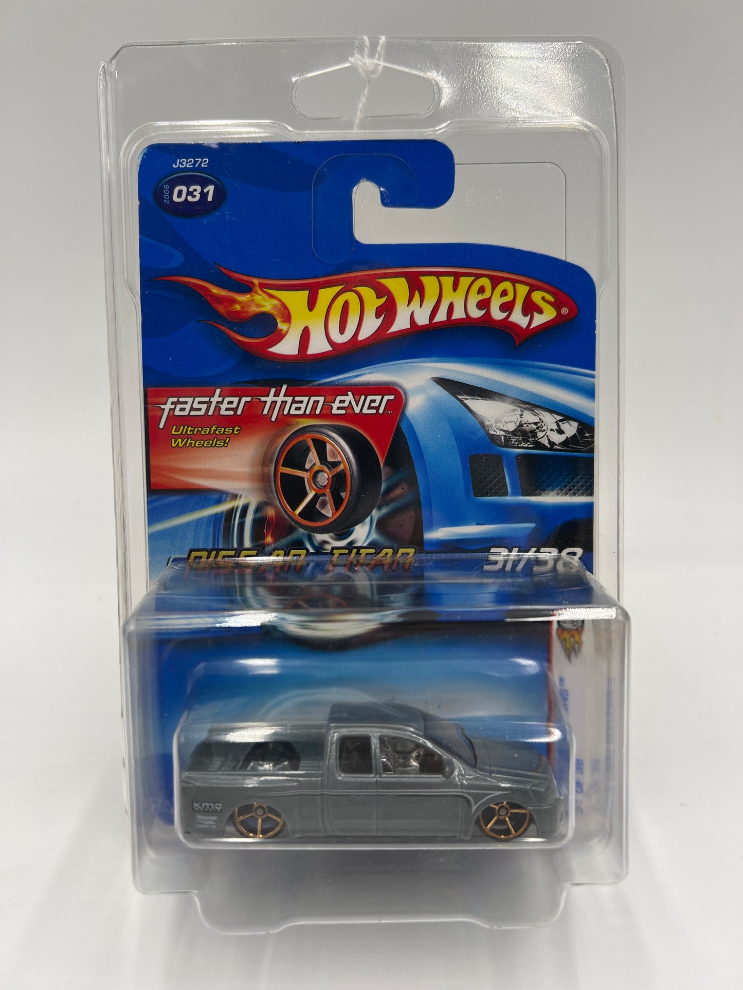 2006 Hot Wheels First Editions #31 Faster Than Ever Nissan Titan Silver W/Protector