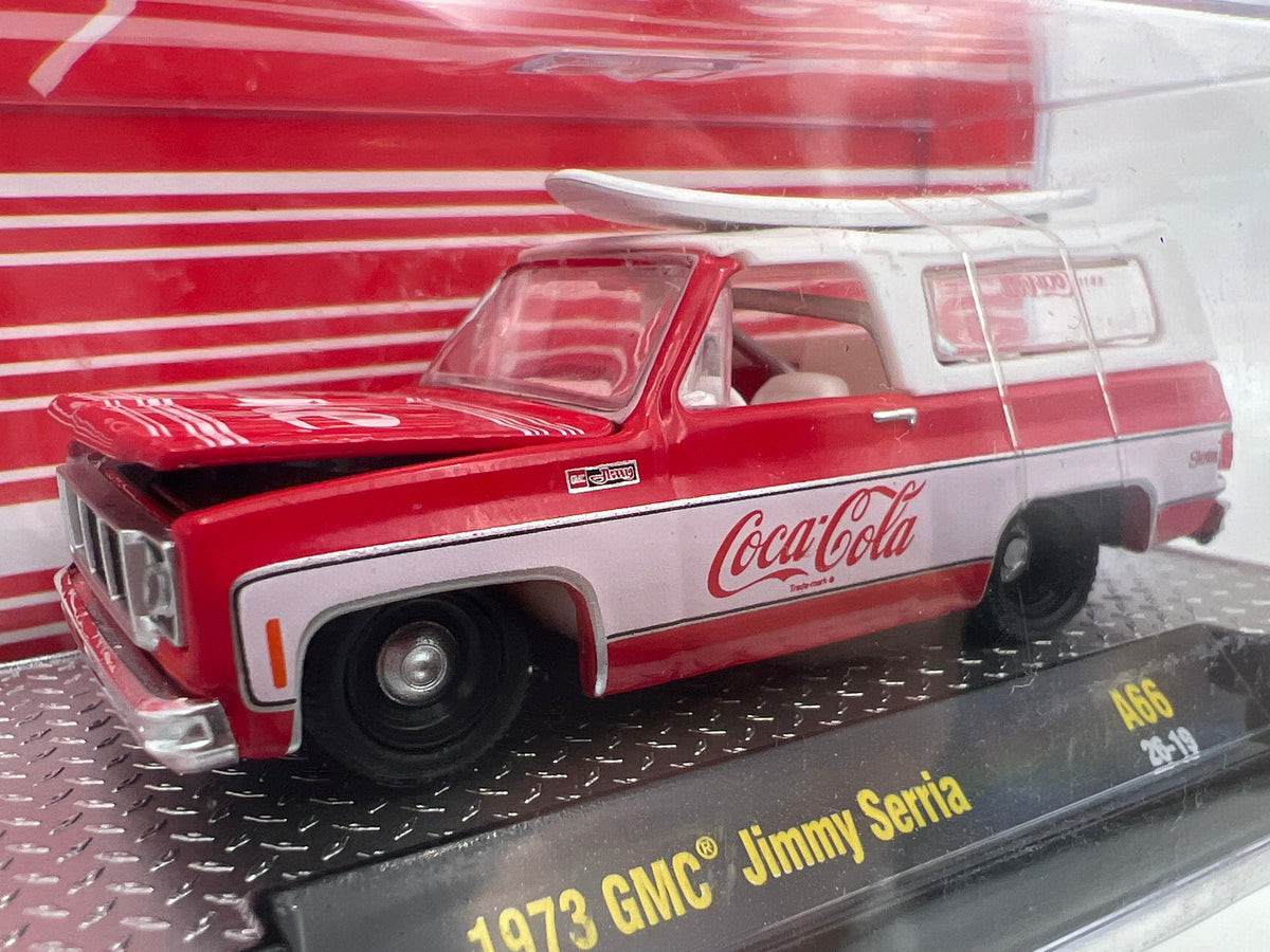 M2 Machines A66 Coca Cola 1973 GMC Jimmy Sierra Red