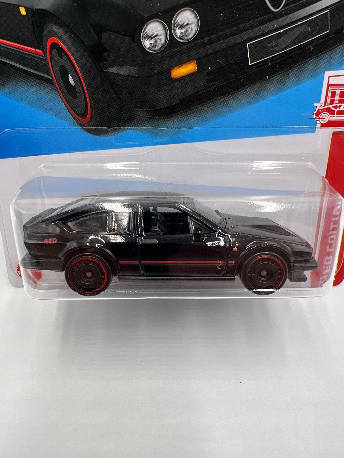 2024 Hot Wheels Target Exclusive Red Edition #98 Alfa Romeo GTV6 3.0 Black see description 148G