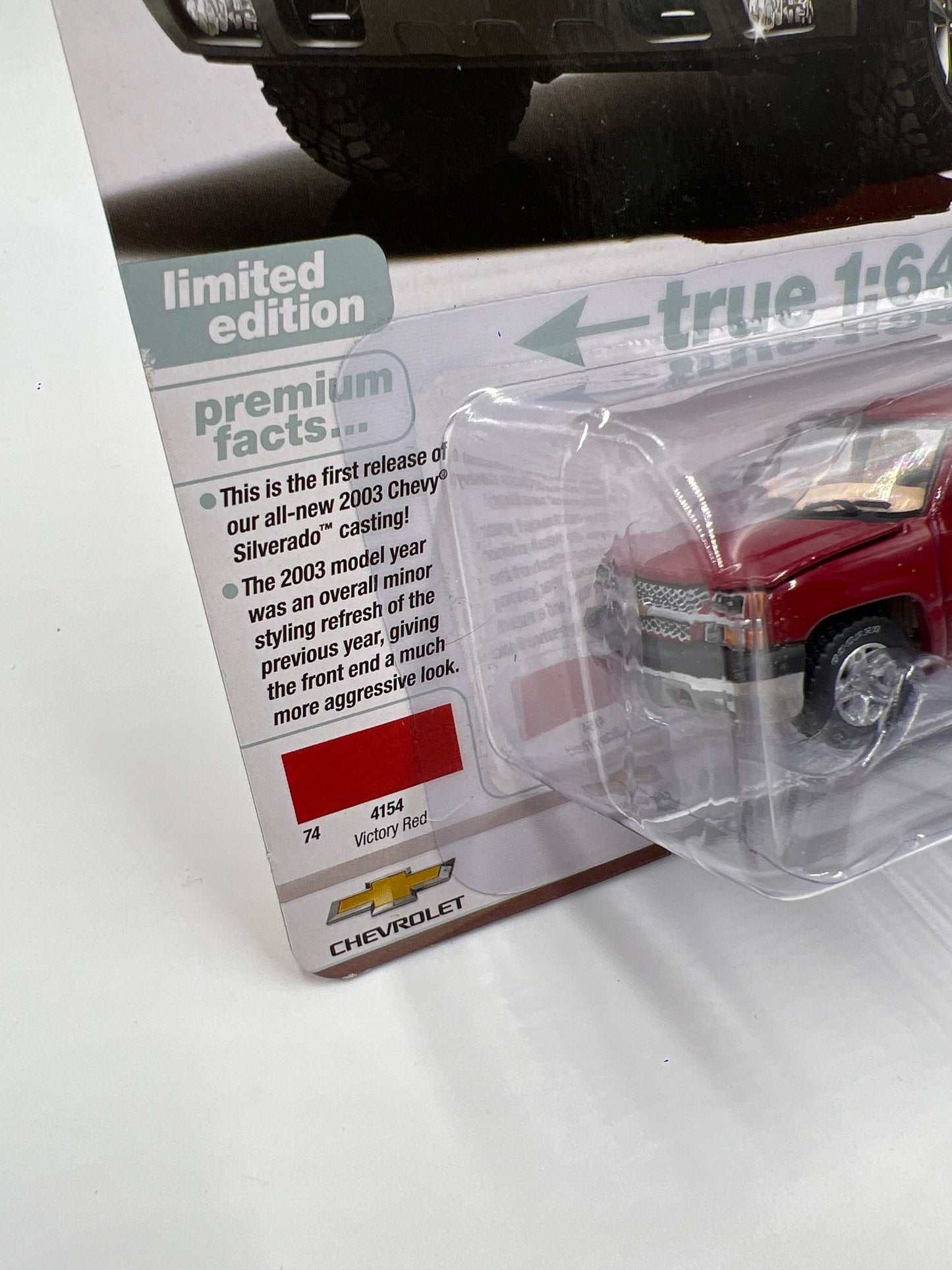 Auto World Muscle Trucks Release 1 Version A 2003 Chevy Silverado Red 184D
