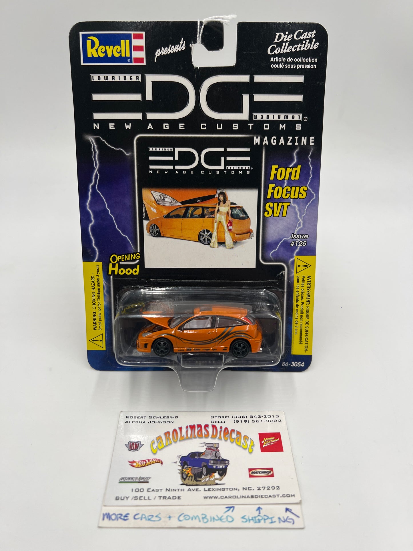 Revell Lowrider Edge Magazine New Age Customs #125 Ford Focus SVT Orange