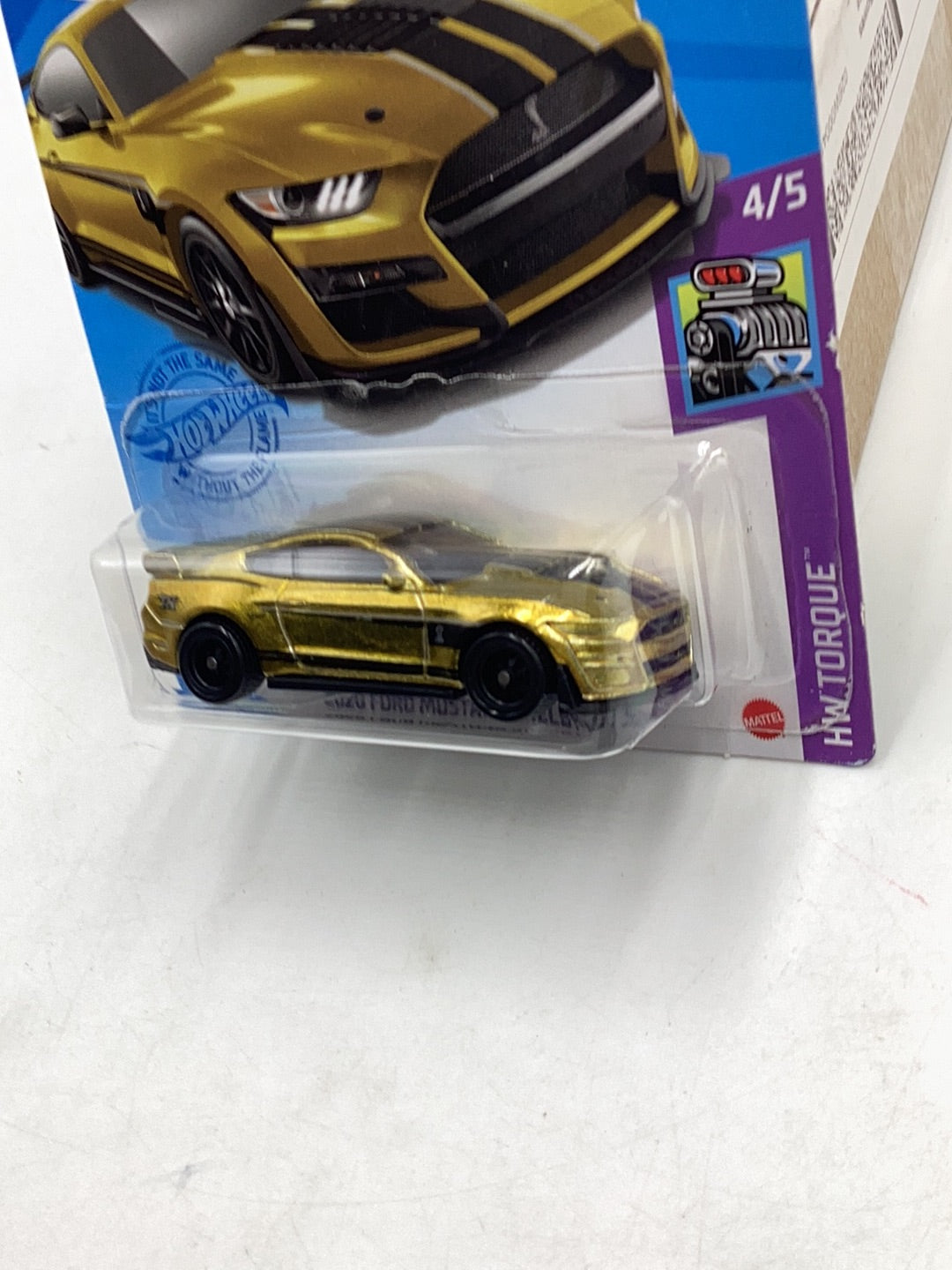 2021 Hot wheels Super treasure hunt Cracked Blister 2020 Ford Mustang Shelby GT500 W/Protector