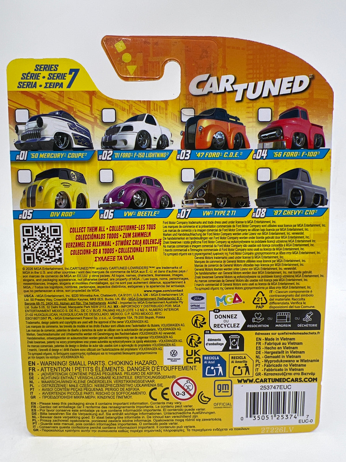 MGA Car Tuned Hobby Exclusive Series 7 #3 47 Ford COE Orange/Black