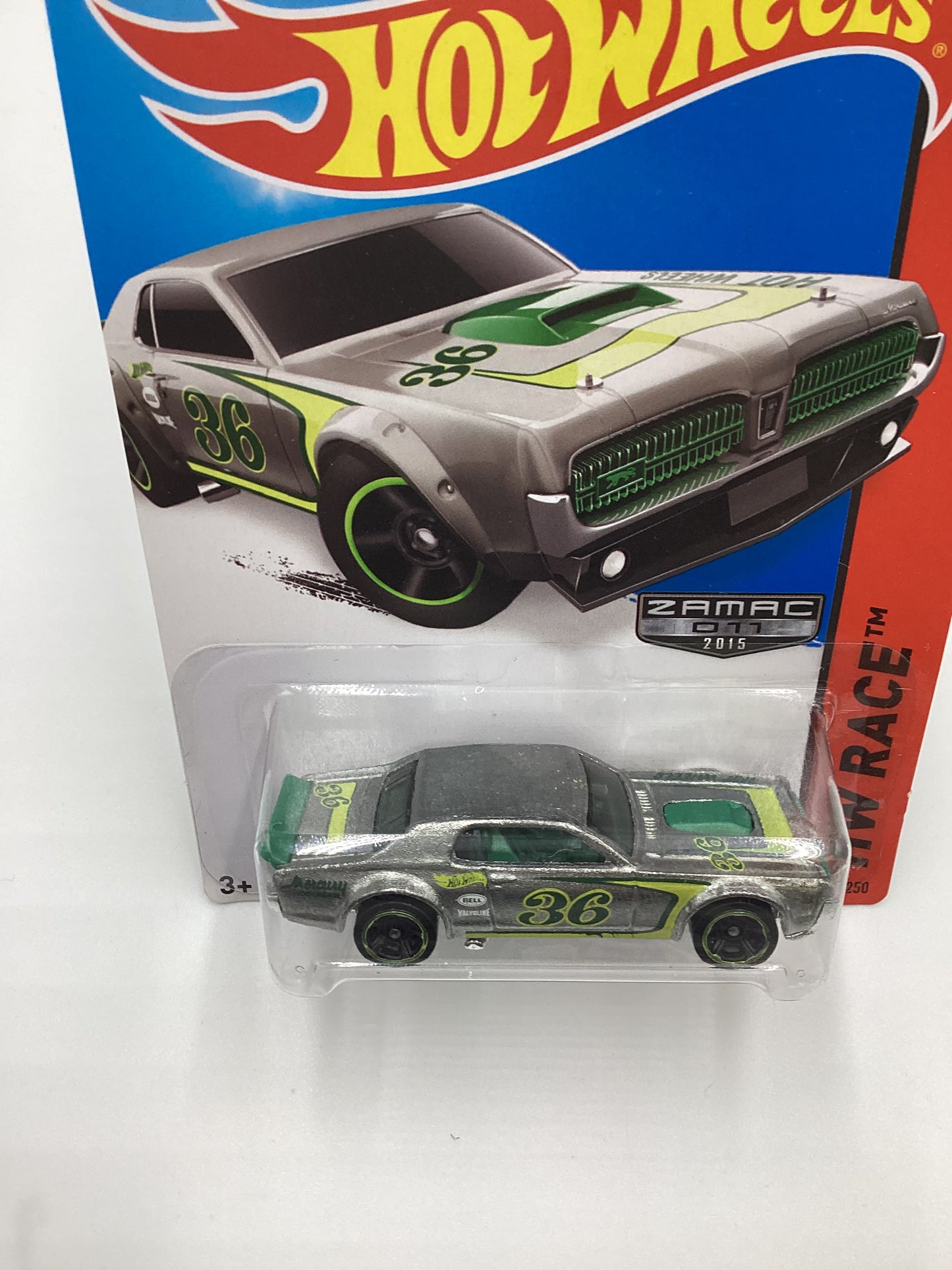 2015 Hot Wheels Zamac 011 #181 68 Mercury Cougar 144H