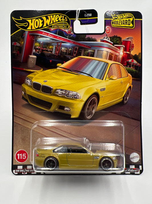 2024 Hot Wheels Premium Boulevard #115 BMW M3 Gold 260D