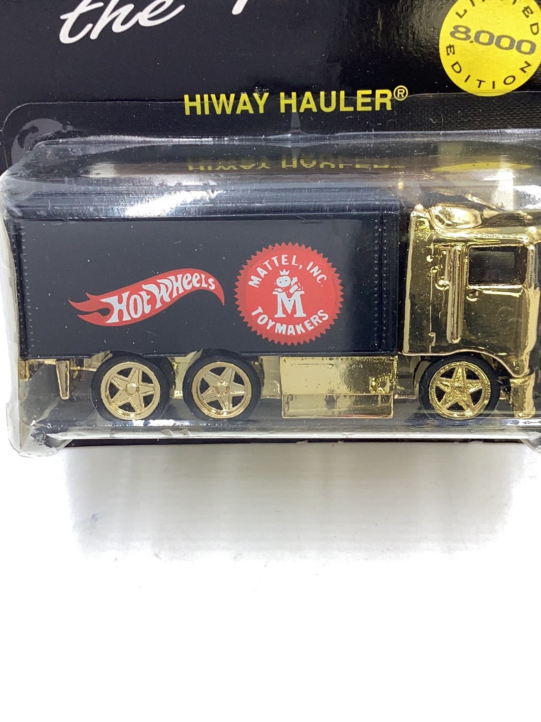 Hot Wheels 1995 Racing Through The Years Hiway Hauler 1 of 8000 #14904 with protector