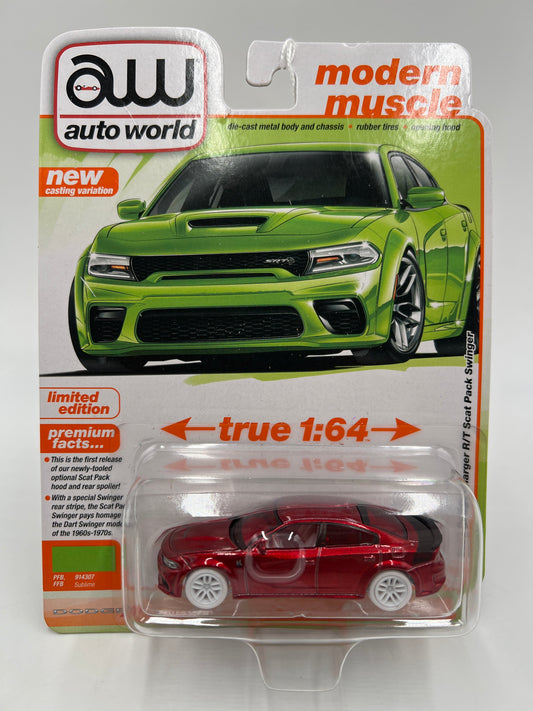 Auto World Modern Muscle Release 3 Version A CHASE 2023 Dodge Charger R/T Scat Pack Swinger Ultra Red