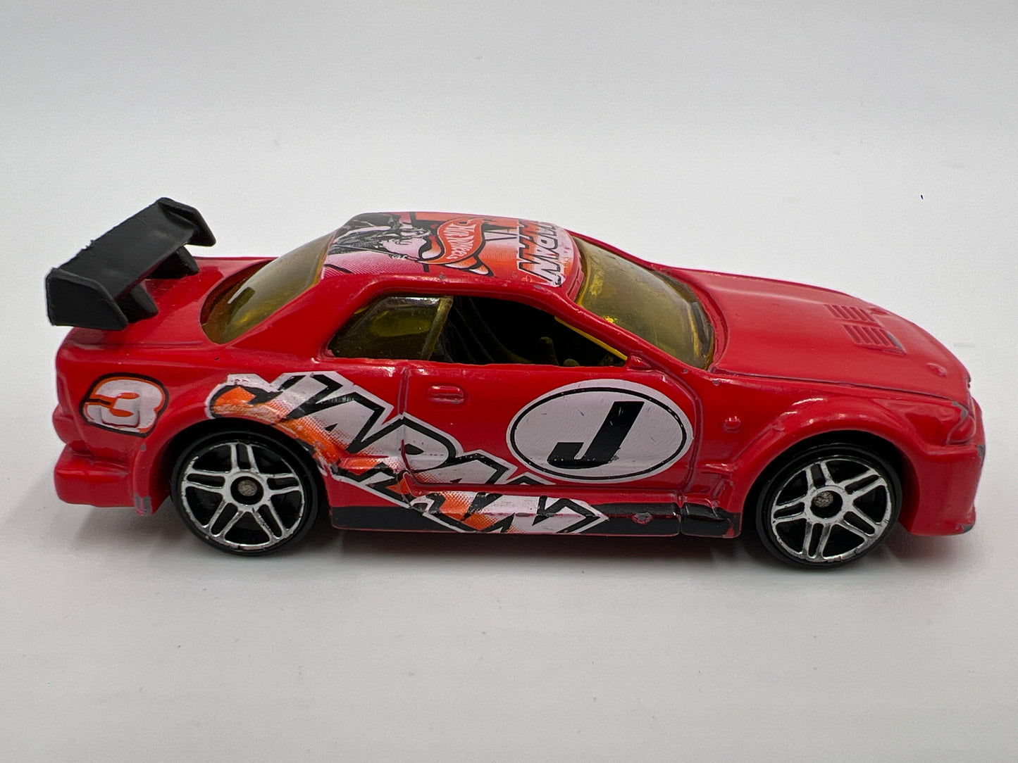 Hot Wheels 1/64 Flag Flyers 5 Pack Exclusive Nissan Skyline Red Loose Some Paint Chips
