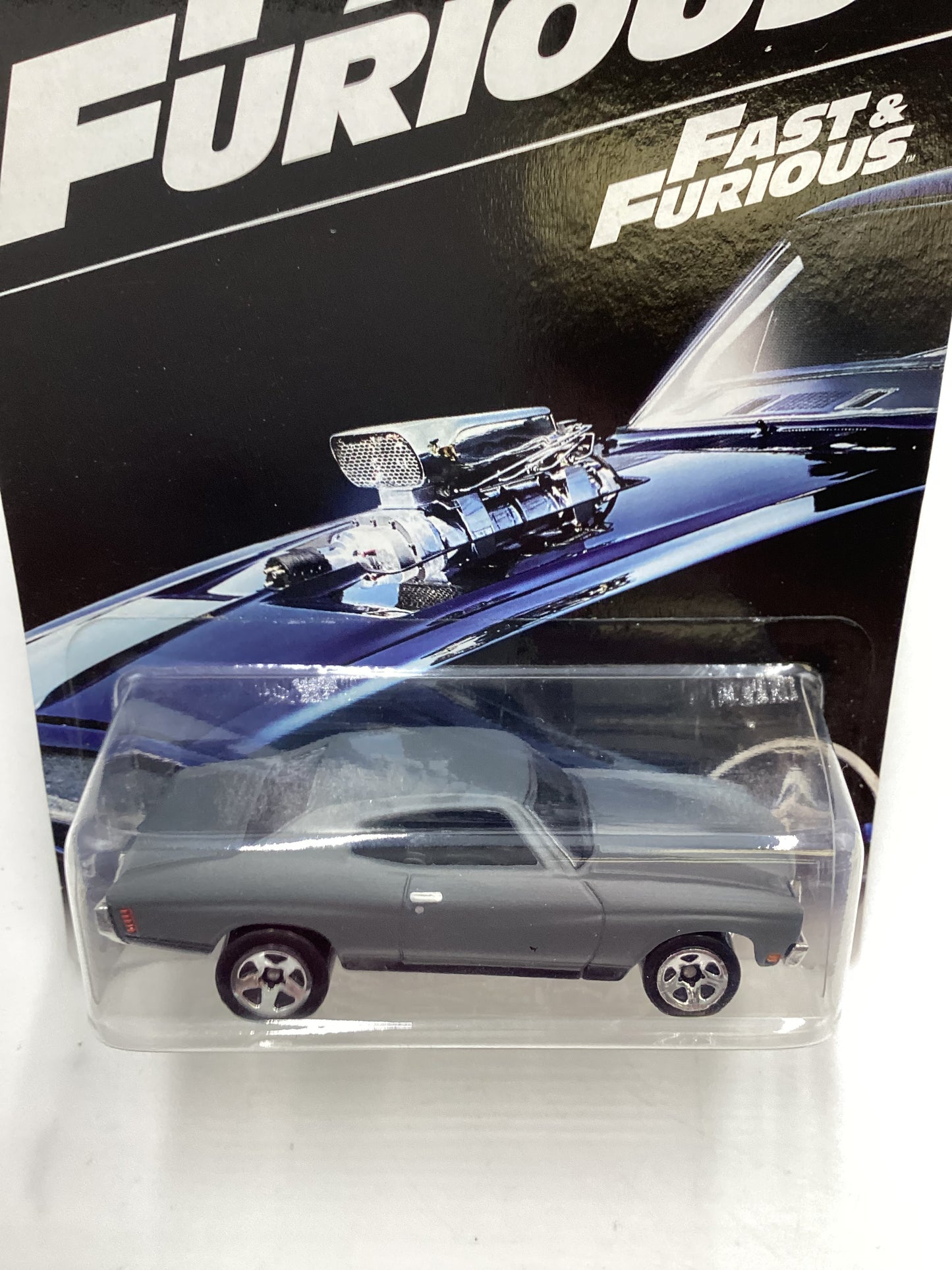 2016 Hot Wheels Fast and Furious #4 70 Chevelle SS Gray 69H