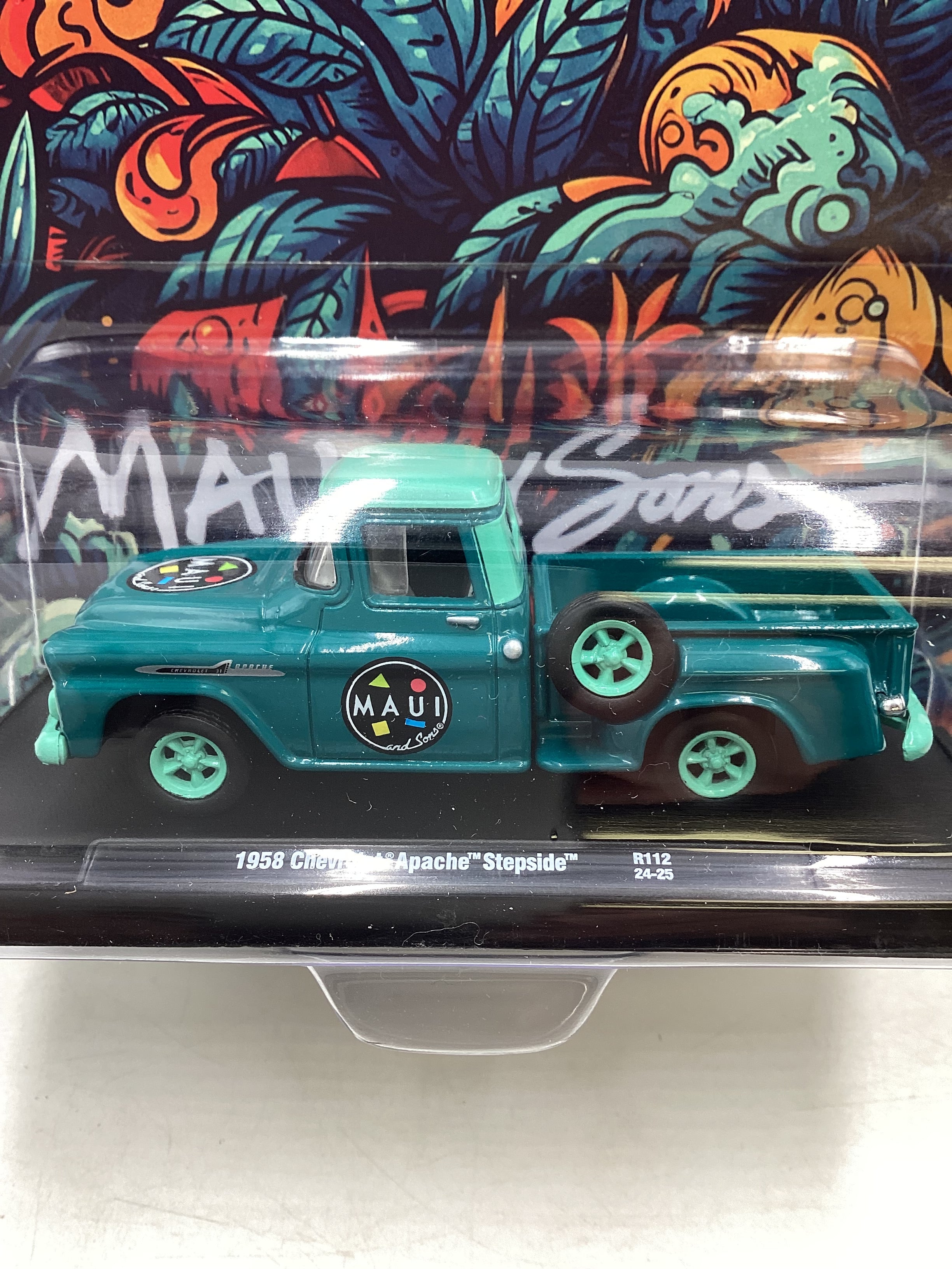 M2 Machines Maui and Sons 1958 Chevrolet Apache Stepside R112 192C