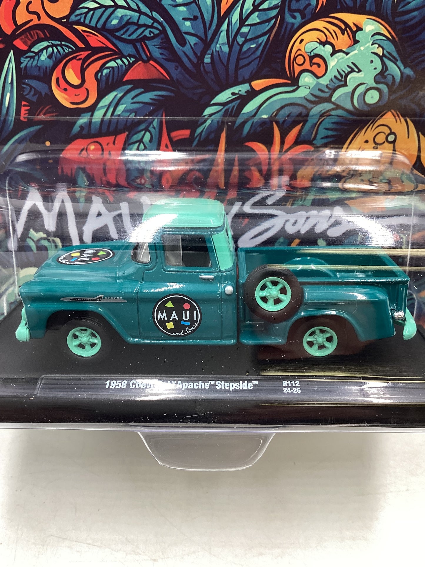 M2 Machines Maui and Sons 1958 Chevrolet Apache Stepside R112 199A