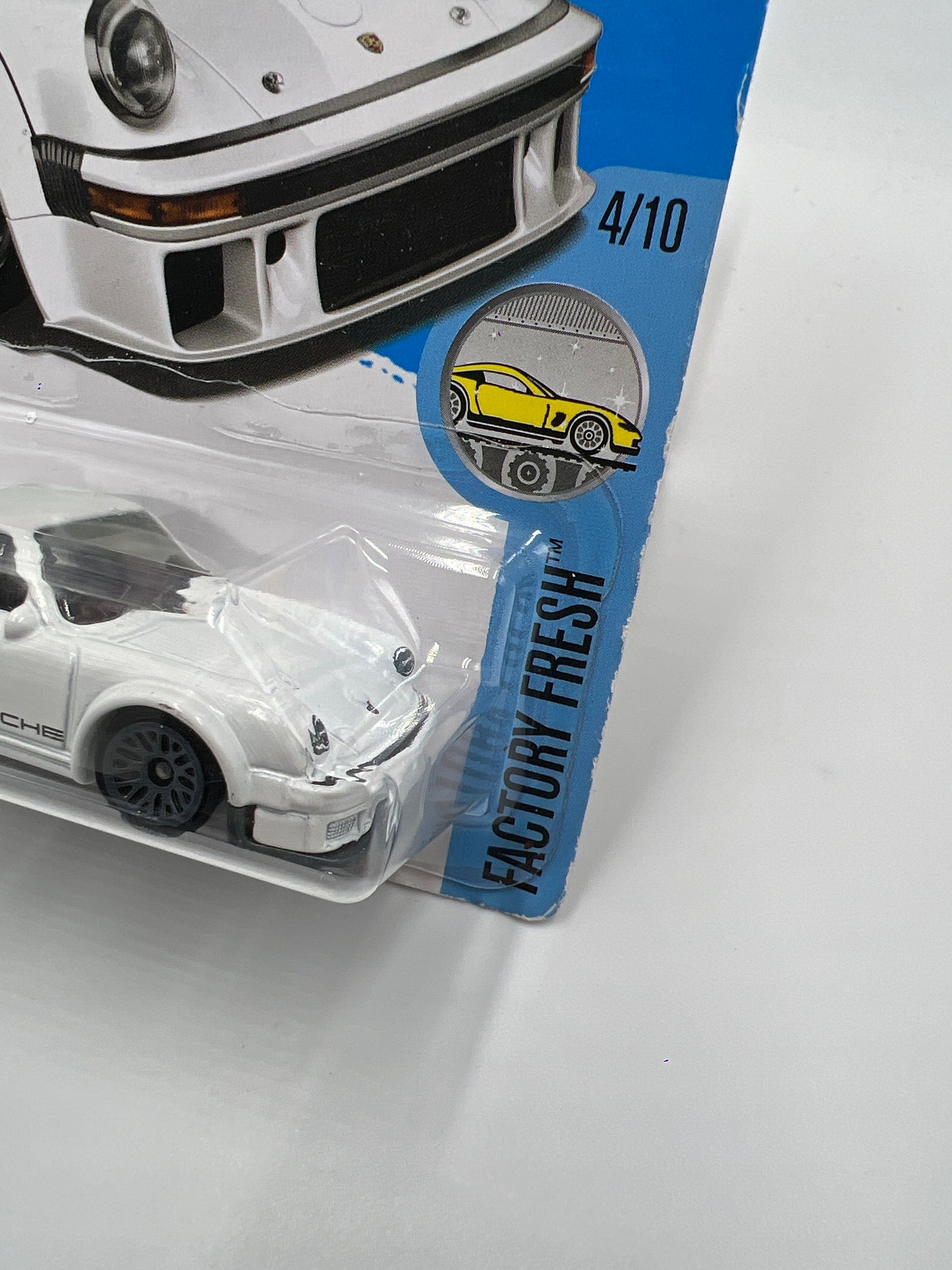 2017 Hot Wheels Factory Fresh #153 Porsche 934.5 White (Sticker On Card) 98B