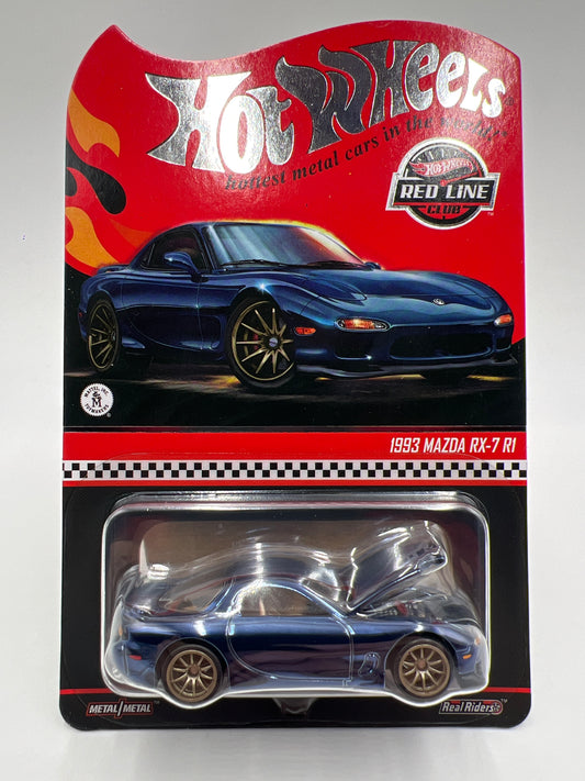 2025 Hot Wheels RLC 1993 Mazda RX-7 R1 Blue W/Protector