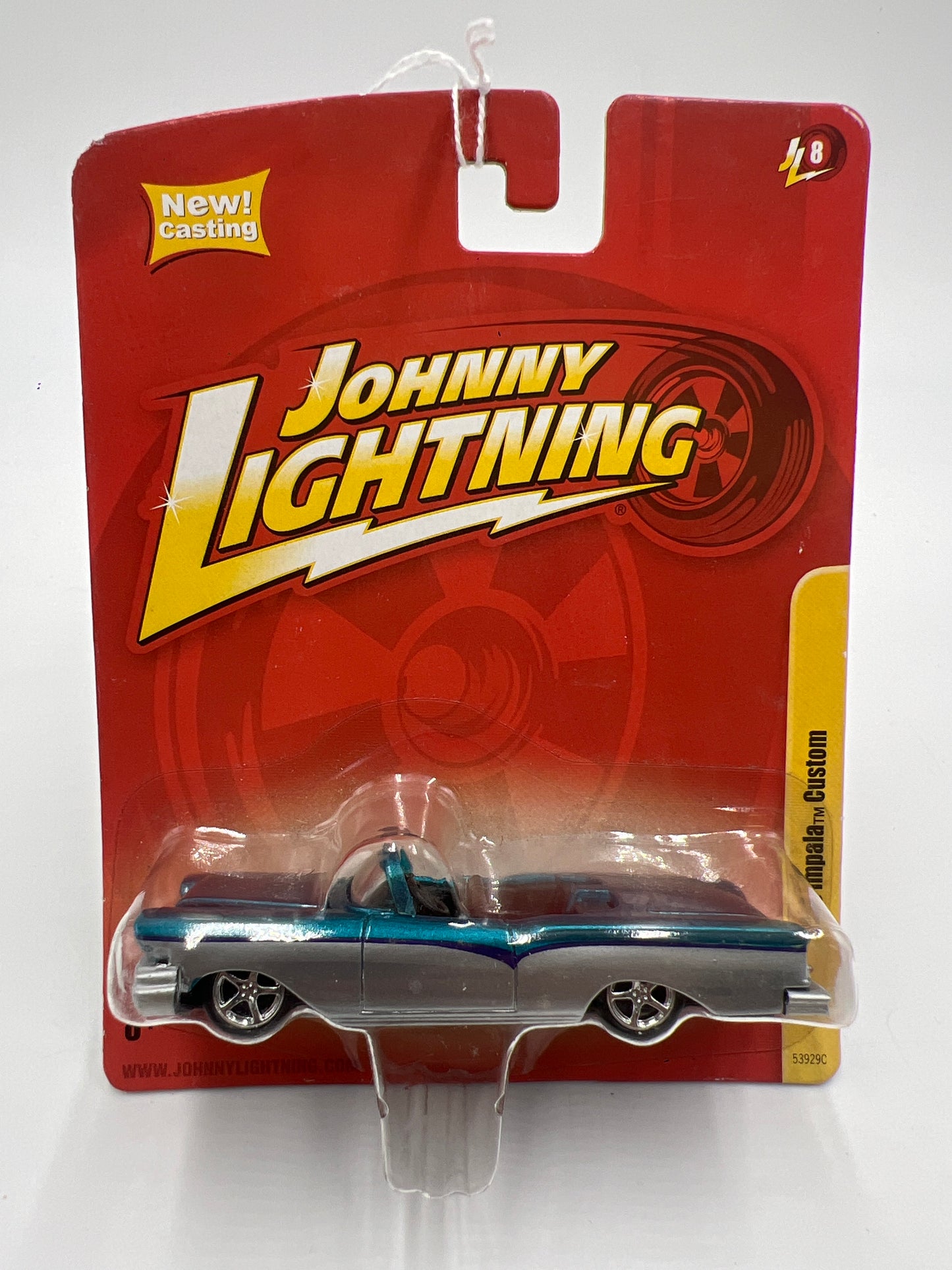 Johnny Lightning New Casting 1958 Impala Custom Silver/Blue 227H